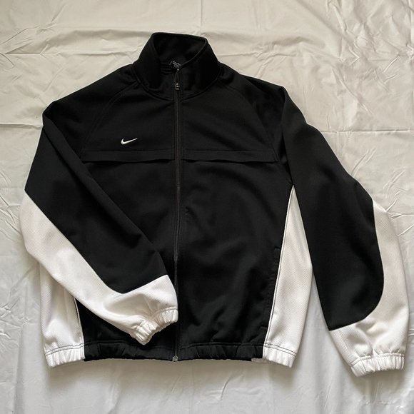 Nike Other - Nike Textured Polyester Track Style Zip Jacket